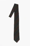 Corneliani Silk Tie With Oblique Stripes Motif Grösse Unica
