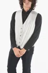 Corneliani Silk Vest Single Breasted In Grey