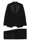 Corneliani Single-breasted Dinner Suit In Black