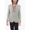 Corneliani Single-breasted Gate Linen Blend Blazer