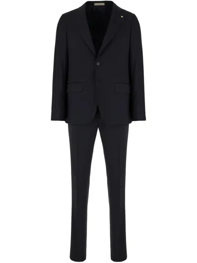 Corneliani Single-breasted Jacket In Blue