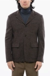 Corneliani Single-breasted Jersey Blazer With Notch Lapel