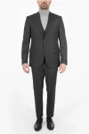 Corneliani Single Breasted Lined Right 2 Buttons Suit With Flap Pockets