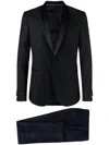 Corneliani Navy Blue Single-breasted Slim-cut Dinner Suit