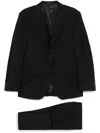 Corneliani Single-breasted Suit In Black