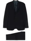 Corneliani Single-breasted Suit In Black