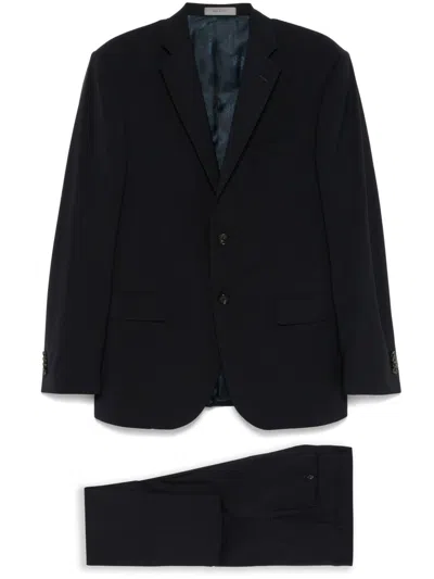 Corneliani Single-breasted Suit In Black