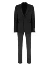 Corneliani Single-breasted Suit In Black