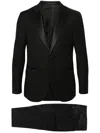Corneliani Single-breasted Dinner Suit In Black