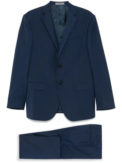 Corneliani Single-breasted Suit In Blue