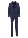 Corneliani Single-breasted Suit In Blue