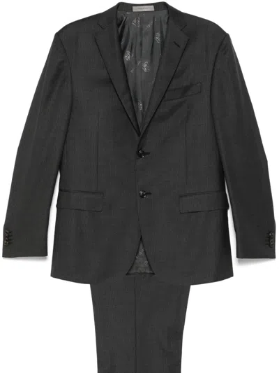 Corneliani Single-breasted Suit In Grey