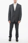 Corneliani Single-breasted Virgin Wool Suit With Notch Lapel