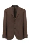 Corneliani Single-breasted Wool And Silk Jacket