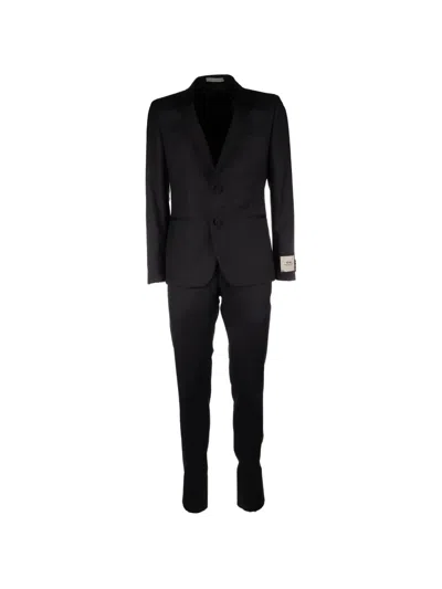 Corneliani Single-breasted Blazer In Black