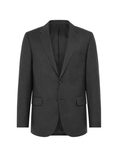 Corneliani Single-breasted Blazer In Black