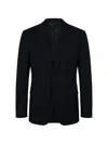 Corneliani Single-breasted Blazer In Black