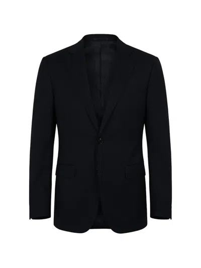 Corneliani Single-breasted Blazer In Black