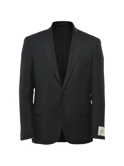 Corneliani Single-breasted Blazer In Black
