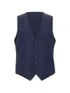 Corneliani Single-breasted Buttoned Suit In Blue