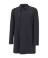 Corneliani Single-breasted Coat In Black