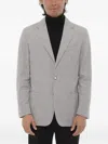 Corneliani Single-breasted Jacket In Gray
