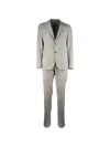Corneliani Single-breasted Patch-pocket Suit In Neutral