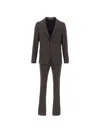 Corneliani Single-breasted Peak-lapel Suit In Black