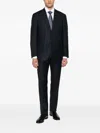 Corneliani Single-breasted Suit In Black