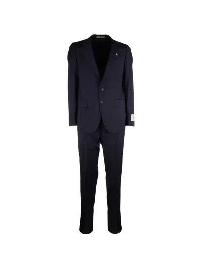 Corneliani Single-breasted Suit In Blue