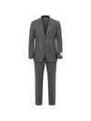 Corneliani Single-breasted Suit In Gray