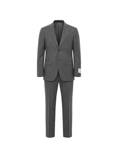 Corneliani Single-breasted Suit In Gray