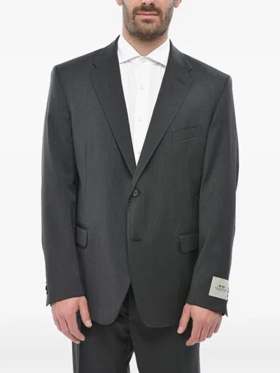 Corneliani Single-breasted Suit In Gray