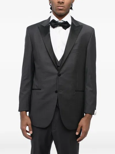 Corneliani Single-breasted Suit In Gray