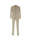 Corneliani Single-breasted Suit In Neutral