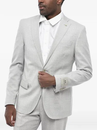 Corneliani Single-breasted Virgin-wool Suit In Gray
