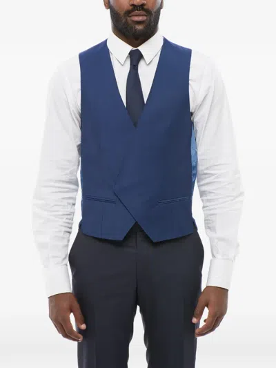 Corneliani Sleeveless Waistcoat In 블루