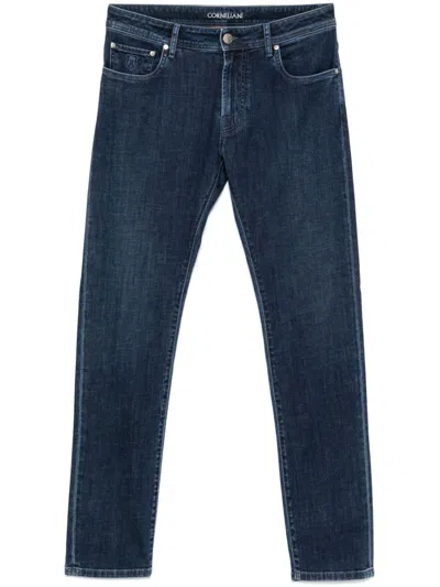 Corneliani Slim-cut Jeans In Blue