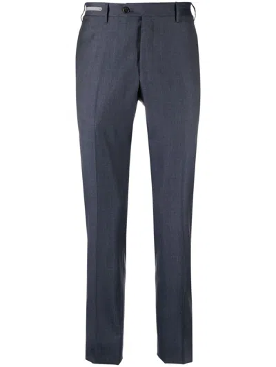 Corneliani Slim-cut Tailored Trousers In Blue