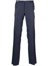 Corneliani Slim-cut Tailored Trousers In Blue