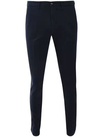 Corneliani Slim-cut Tailored Trousers In Blue