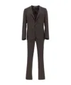 Corneliani Two-button Wool Suit In Brown