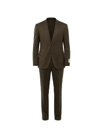 Corneliani Slim-fit Suit In Brown