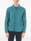 Corneliani Snap-button Overshirt In Blue