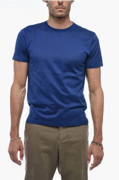 Corneliani Solid Color Crewneck T-shirt In Multi