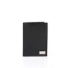 Corneliani Saffiano Leather Wallet With Silver-tone Logo Plaque