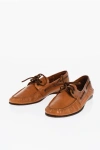 Corneliani Solid-color Leather Deck Moccasins