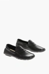 Corneliani Solid Color Leather Penny Loafers