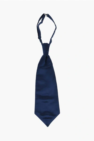 Corneliani Solid Color Satin Ascot Tie