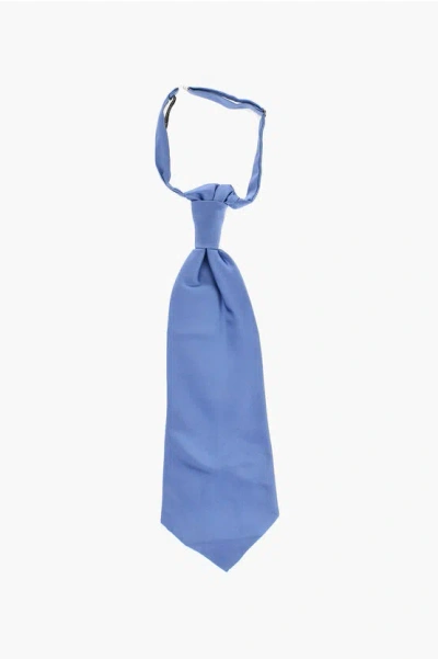 Corneliani Solid Color Satin Ascot Tie